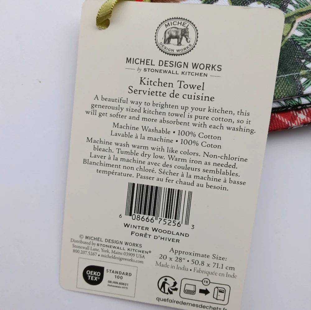 Michel Design Works by Stonewall Kitchen Winter Woodland Dish Towel & Potholder